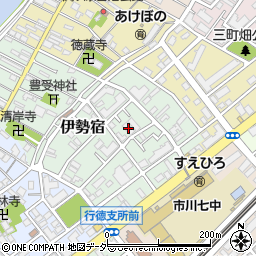 ベルティ市川周辺の地図