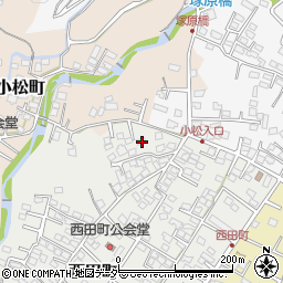 山梨県甲府市西田町2-13周辺の地図