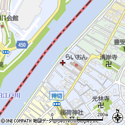 千葉県市川市押切3-15周辺の地図