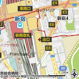 セリーヌ高島屋新宿店周辺の地図
