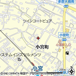 東京都八王子市小宮町893周辺の地図
