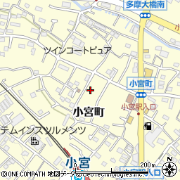 東京都八王子市小宮町892周辺の地図