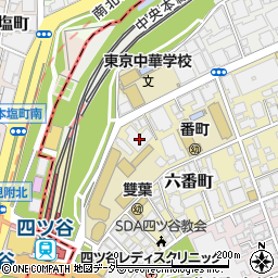 東京都千代田区六番町6-28周辺の地図