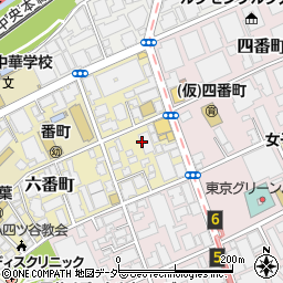 東京都千代田区六番町1周辺の地図