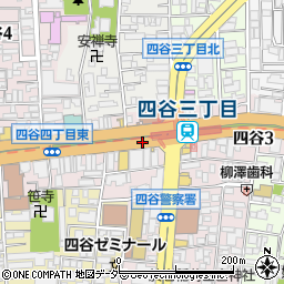 東京都新宿区四谷3丁目周辺の地図