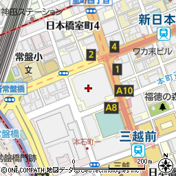 ファミマ！！日本橋室町三井タワー店周辺の地図