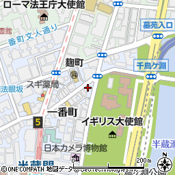 東京都千代田区一番町3周辺の地図