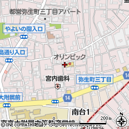 東京都中野区弥生町3丁目12-10周辺の地図