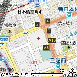 にじゆら　日本橋店周辺の地図