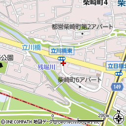 りらくる　立川店周辺の地図