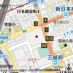 北海道銀行東京支店周辺の地図