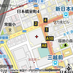 北海道銀行東京支店周辺の地図