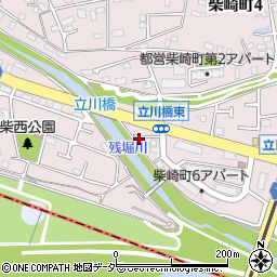 東京都立川市柴崎町5丁目17周辺の地図