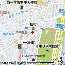 東京都千代田区一番町4周辺の地図
