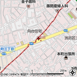 スワーロチェーン　渋谷本町４丁目店周辺の地図