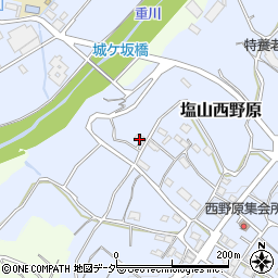 山梨県甲州市塩山西野原325周辺の地図