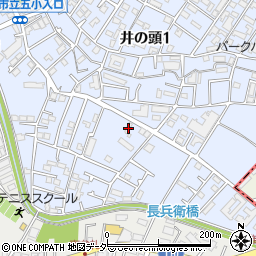 東京電力三鷹台変電所周辺の地図