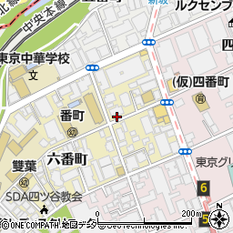 東京都千代田区六番町2-30周辺の地図