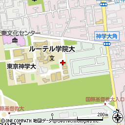 日本福音ルーテル三鷹教会周辺の地図