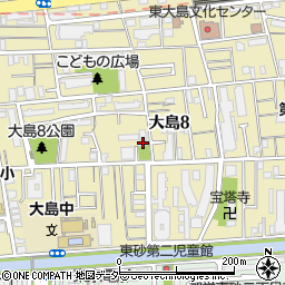 大島東町会会館周辺の地図