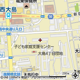 株式会社きらぼし銀行　城東支店大島出張所周辺の地図