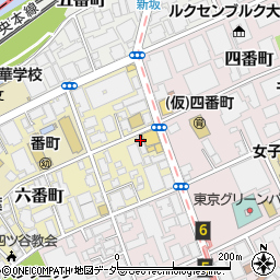 東京都千代田区六番町1-16周辺の地図