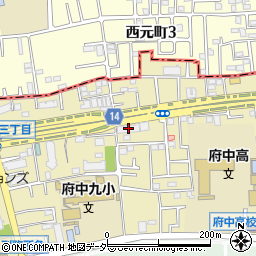 パテラ府中栄町周辺の地図