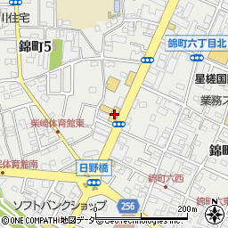 ダイハツ東京販売日野橋店周辺の地図