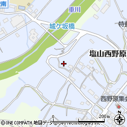 山梨県甲州市塩山西野原326周辺の地図