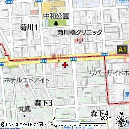 株式会社全日警　東京中央支社周辺の地図