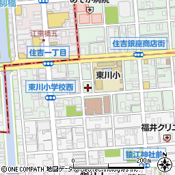 東京都江東区住吉1丁目10周辺の地図