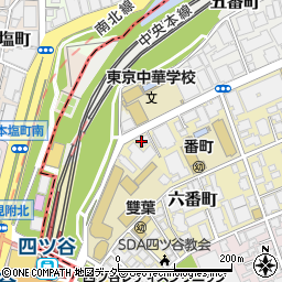 東京都千代田区六番町6-4周辺の地図