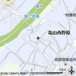 山梨県甲州市塩山西野原328周辺の地図