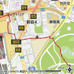 アパートメント・ホテル新宿周辺の地図