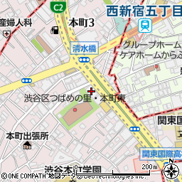 伊藤園本社ビル周辺の地図