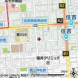 くすりの福太郎　住吉２丁目店周辺の地図
