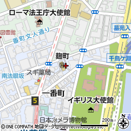 東京都千代田区一番町4-60周辺の地図