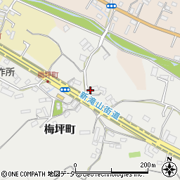 東京都八王子市梅坪町37周辺の地図