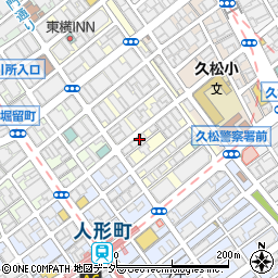 東京都中央区日本橋富沢町6周辺の地図
