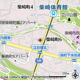 トヨタＳ＆Ｄ西東京立川南店周辺の地図