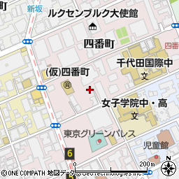 東京都千代田区四番町7-1周辺の地図