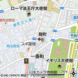 一番町ハイム周辺の地図