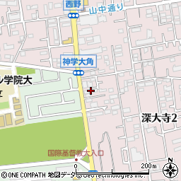 岡崎コーポ周辺の地図