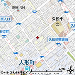 東京都中央区日本橋富沢町6-4周辺の地図