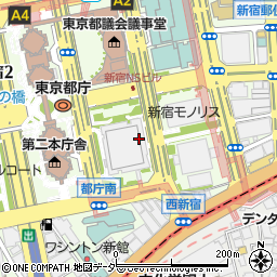 築地食堂源ちゃん 新宿NSビル店周辺の地図