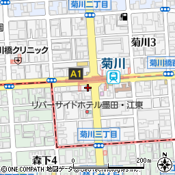 ファミリーマート墨田菊川駅前店周辺の地図