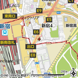 ラ・パルレ　新宿東口店周辺の地図