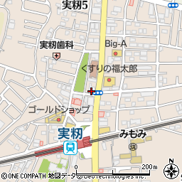 千葉銀行実籾支店 ＡＴＭ周辺の地図