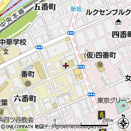 東京都千代田区六番町2-10周辺の地図