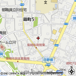 東京都立川市錦町5丁目16周辺の地図